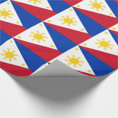 Filippijnse vlag cadeaupapier (Hoek)