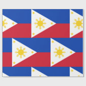 Filippijnse vlag cadeaupapier (Vlak)