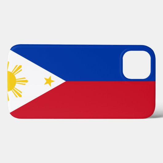 Filippijnse vlag Case-Mate iPhone case (Achterkant (horizontaal))