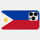 Filippijnse vlag Case-Mate iPhone case (Achterkant (horizontaal))