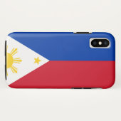 Filippijnse vlag Case-Mate iPhone case (Achterkant (horizontaal))