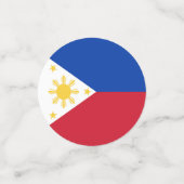 Filippijnse vlag confetti (Kleine voorkant)