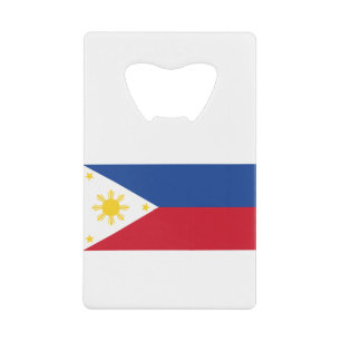 Filippijnse vlag creditkaart flessenopener