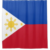 Filippijnse vlag douchegordijn (Voorkant)