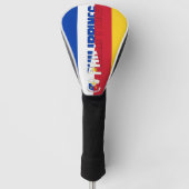 Filippijnse vlag: een prachtig patriottisch golfheadcover (Voorkant)