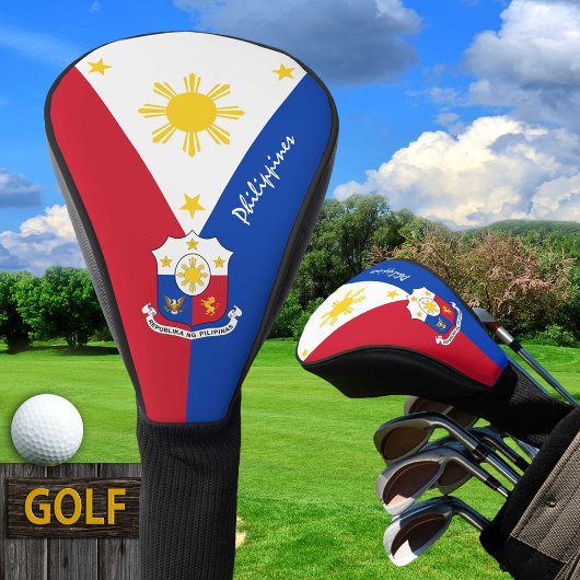 Filippijnse vlag, Emblem/Golf Clubs Hoesjes Golfheadcover