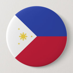 Filippijnse vlag Emblem Ronde Button 4,0 Cm