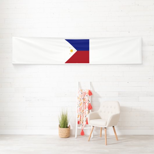 Filippijnse vlag Emblem Spandoek (Insitu)