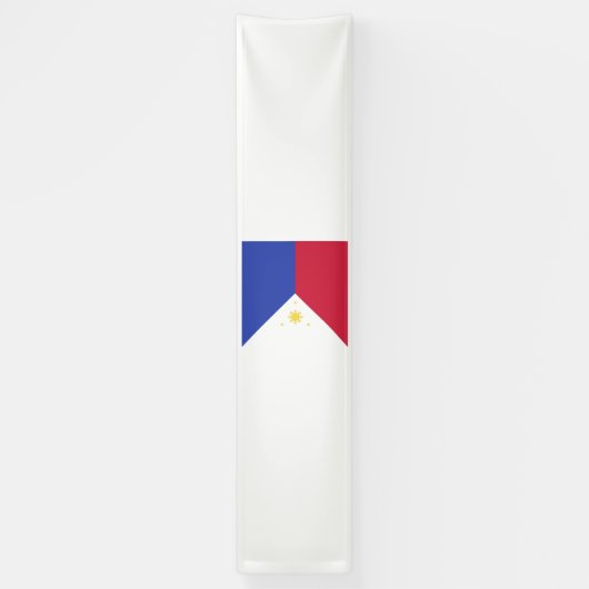 Filippijnse vlag Emblem Spandoek (Verticaal)