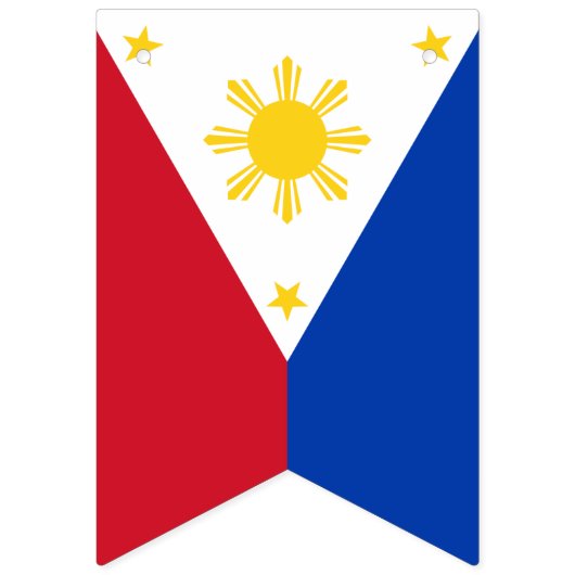 Filippijnse vlag en partijbanners / bruiloften vlaggetjes (Eerste vlag)