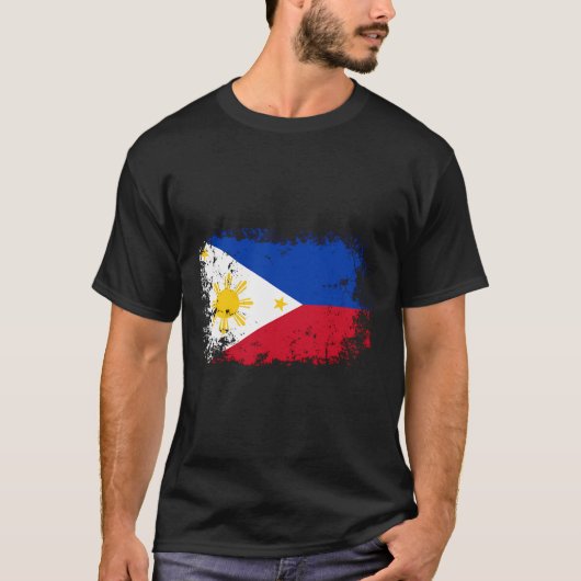 Filippijnse vlag Filipino T-shirt (Voorkant)