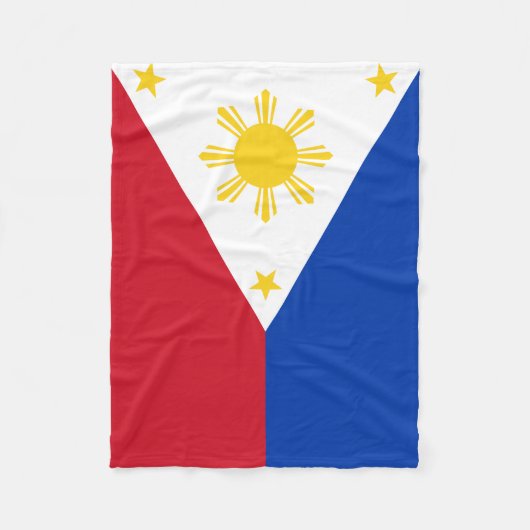 Filippijnse vlag fleece deken (Voorkant)