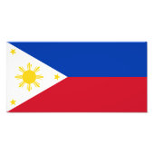 Filippijnse vlag foto afdruk (Voorkant)