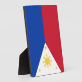 Filippijnse vlag fotoplaat (Zijkant)