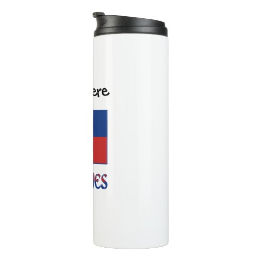 Filippijnse vlag gepersonaliseerd thermosbeker (Geroteerd rechts)