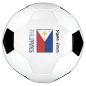 Filippijnse vlag gepersonaliseerd voetbal (Gedraaid)