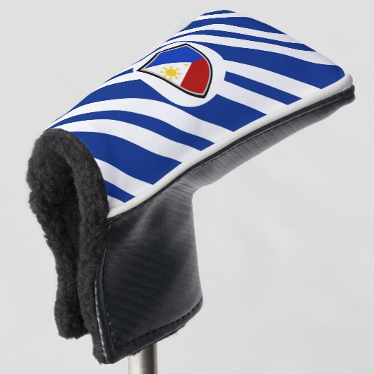 Filippijnse vlag golfheadcover (3/4 voorkant)