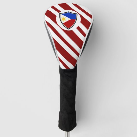 Filippijnse vlag golfheadcover (Voorkant)