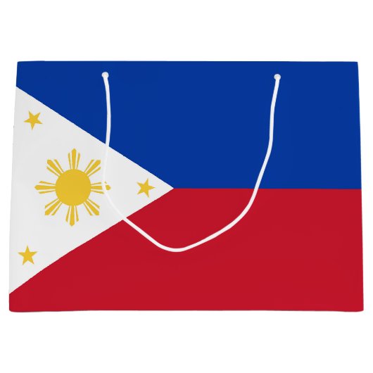 Filippijnse vlag groot cadeauzakje (Voorkant)