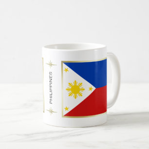 Filippijnse vlag + kaartMok Koffiemok