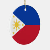 Filippijnse vlag keramisch ornament (Rechts)