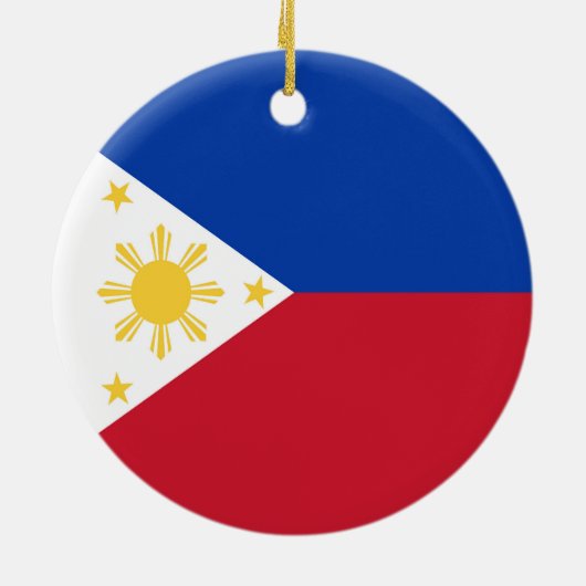 Filippijnse vlag keramisch ornament (Achterkant)