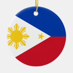 Filippijnse vlag keramisch ornament