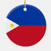 Filippijnse vlag keramisch ornament (Achterkant)