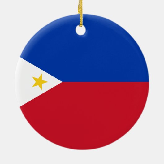 Filippijnse vlag keramisch ornament (Achterkant)