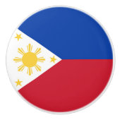 Filippijnse vlag keramische knop (Voorkant)