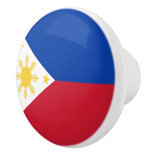 Filippijnse vlag keramische knop (Rechts)