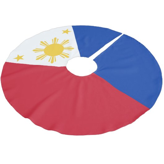 Filippijnse vlag kerstboom rok (Gekanteld)