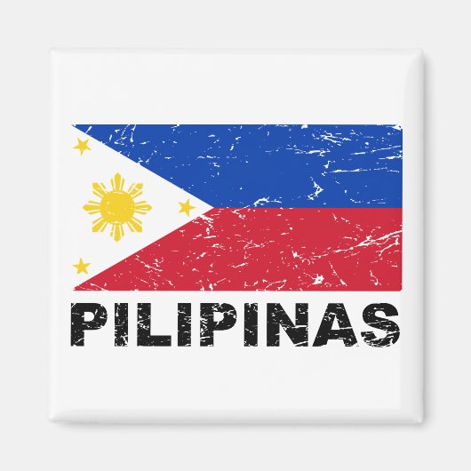Filippijnse vlag  magneet (Voorkant)
