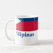 Filippijnse vlag met naam in Filippijnen Koffiemok (Links)