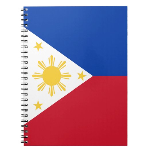 Filippijnse vlag notitieboek (Voorkant)