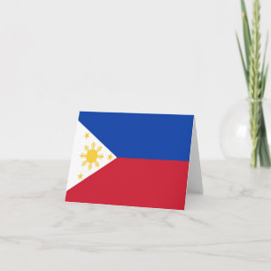 Filippijnse vlag notitiekaartje