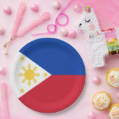 Filippijnse vlag papieren bordje (Feest)