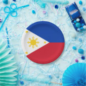 Filippijnse vlag papieren bordje (Feest)