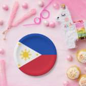 Filippijnse vlag papieren bordje (Feest)