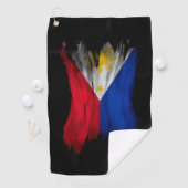 Filippijnse vlag, penseelstreek, nationale vlag golfhanddoek (Insitu)