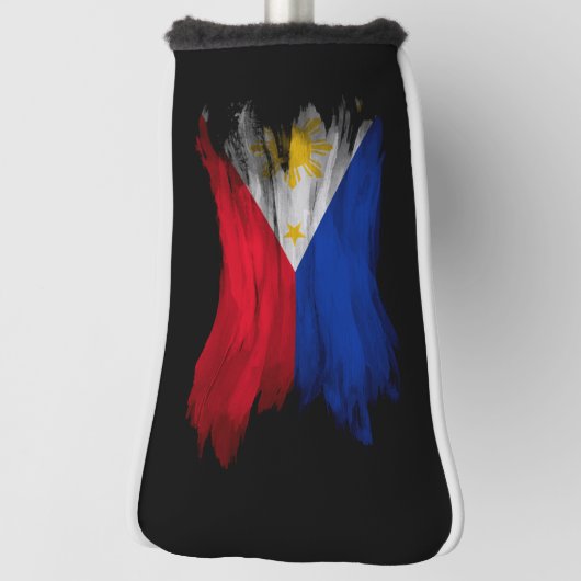 Filippijnse vlag, penseelstreek, nationale vlag golfheadcover (Draai 90)