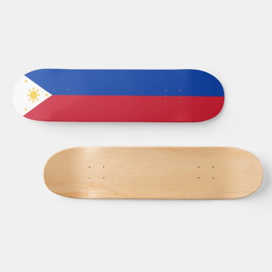 Filippijnse vlag persoonlijk skateboard (Horizontaal)