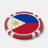 Filippijnse vlag poker chips (Enkel)