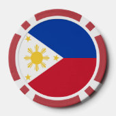Filippijnse vlag poker chips (Achterkant)