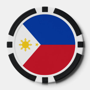 Filippijnse vlag pokerchips