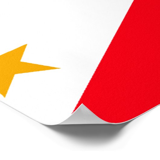 Filippijnse vlag poster (Hoek)