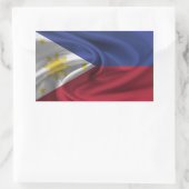 Filippijnse vlag rechthoekige sticker (Tas)