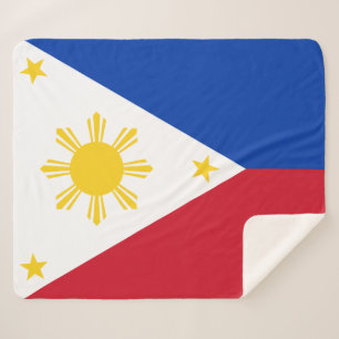 Filippijnse vlag sherpa deken