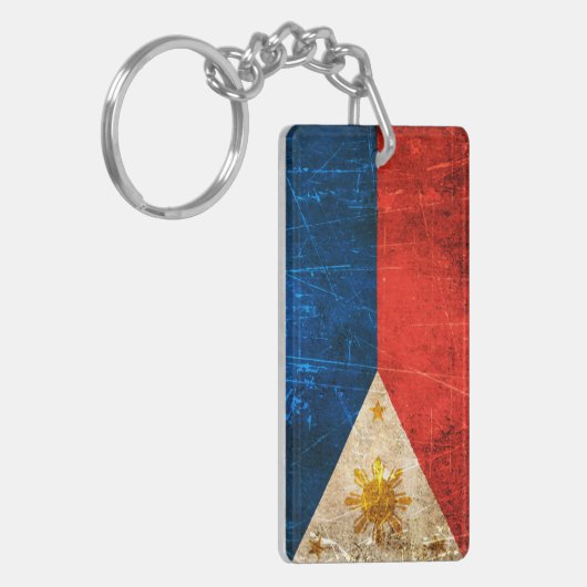 Filippijnse vlag Sleutelhanger (Voorkant Links)
