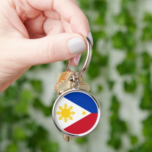 Filippijnse vlag sleutelhanger (Hand)